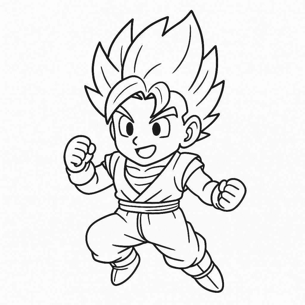Vegito in Bright Colors