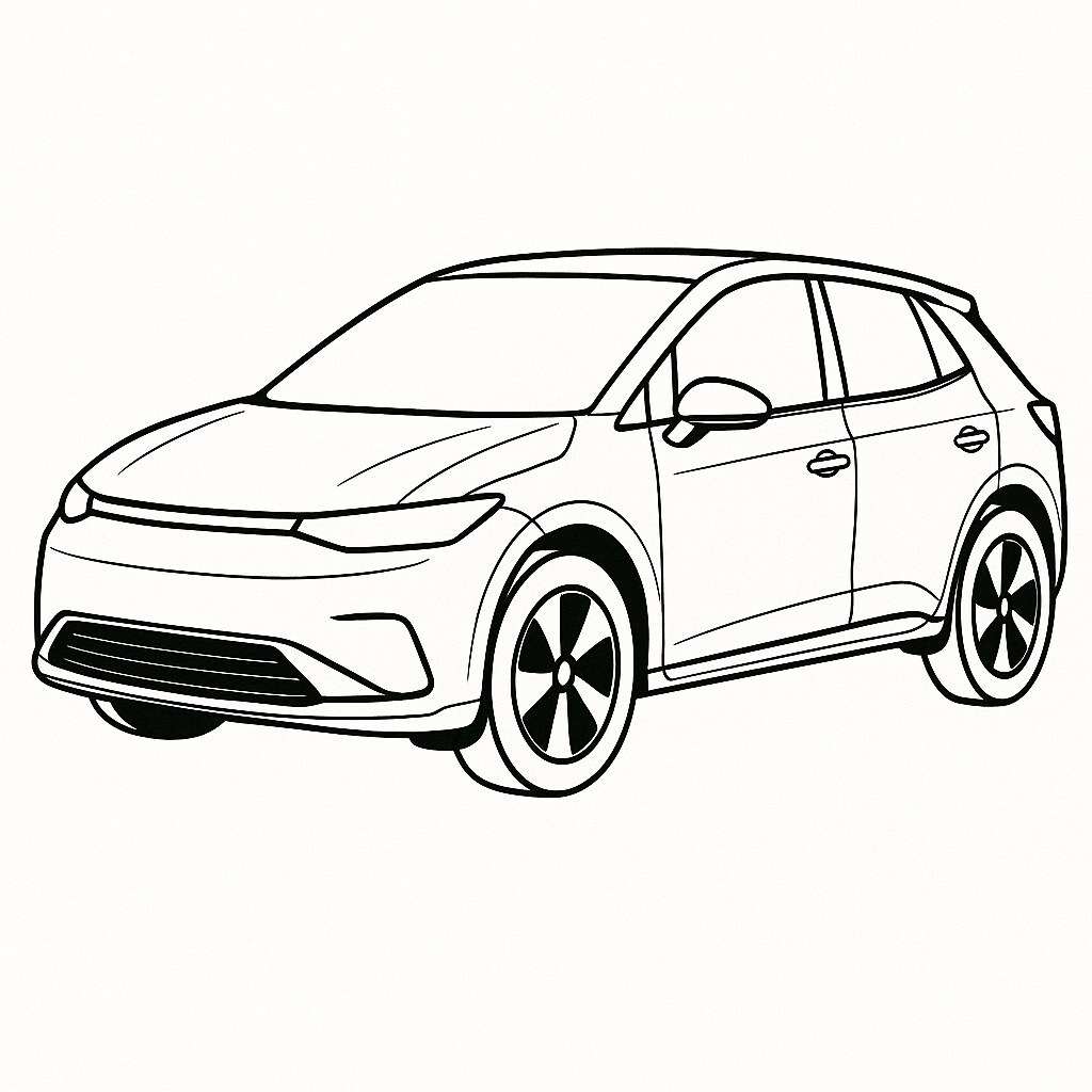 Modern Electric Car