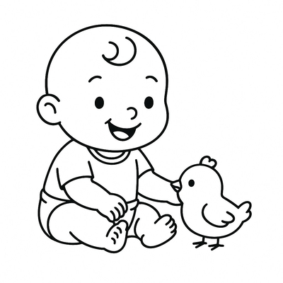 Bé Bun’s Cute Chicken Coloring Pages for Kids 2026