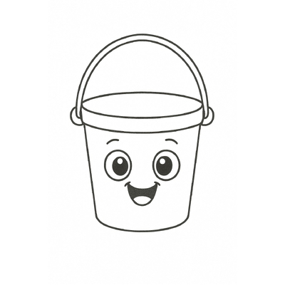 Bucket Coloring Pages for Kids – Cute and Creative 2026
