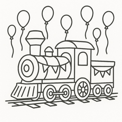 Creative Train Coloring Lesson Plan for Kids 2026
