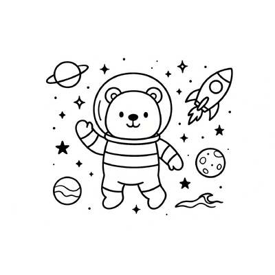 Cute Animal Coloring Practice Pages for Kids 2026