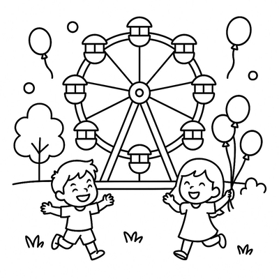 Cutest Carousel Coloring Pages for Kids 2026 – Download PDF