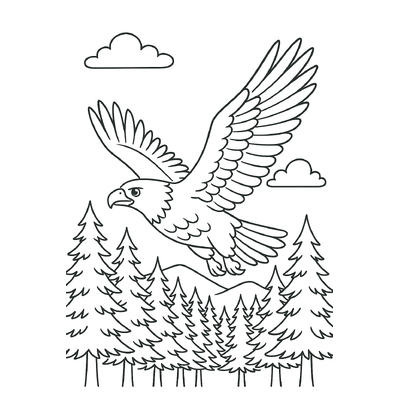 Cutest Eagle Coloring Pages for Kids 2026