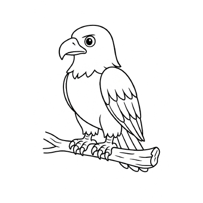 Cutest Eagle Coloring Pages for Kids 2026