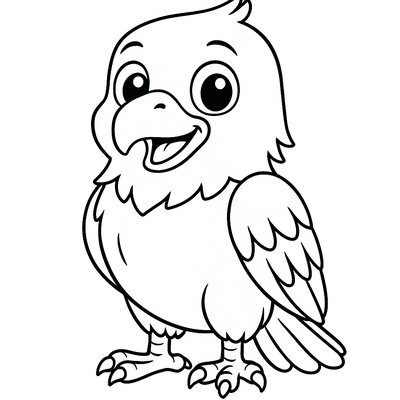 Cutest Eagle Coloring Pages for Kids 2026