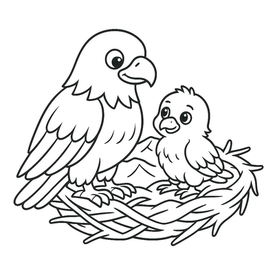 Cutest Eagle Coloring Pages for Kids 2026