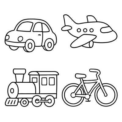 Free Black-and-White Coloring Practice Pages for Kids 2026