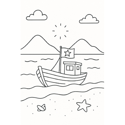Free Island and Ocean Coloring Pages for Kids 2026