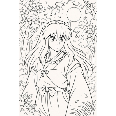 Inuyasha Coloring Pages for Kids – Creative Fun 2026