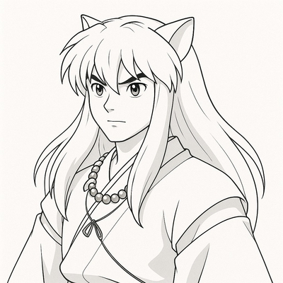Inuyasha Coloring Pages for Kids – Creative Fun 2026