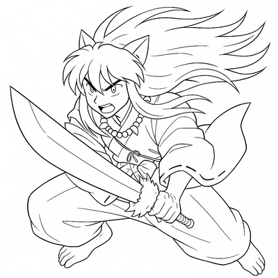 Inuyasha Coloring Pages for Kids – Creative Fun 2026
