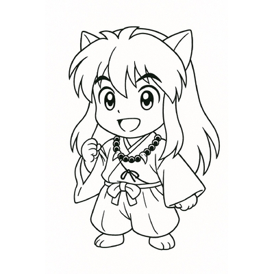 Inuyasha Coloring Pages for Kids – Creative Fun 2026
