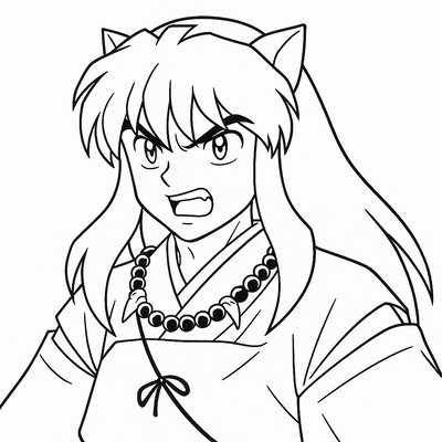 Inuyasha Coloring Pages for Kids – Creative Fun 2026