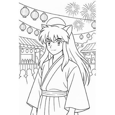 Inuyasha Coloring Pages for Kids – Creative Fun 2026