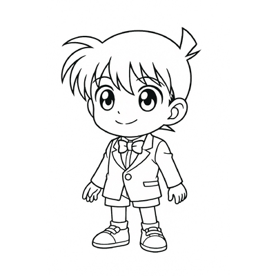 Kudo Shinichi Coloring Pages for Kids – Best Collection 2026