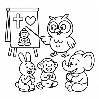 Moral Education Coloring Pages for Kids – Meaningful and Inspiring 2026