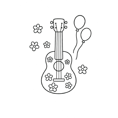 Musical Instrument Coloring Pages for Kids – Creative Fun 2026
