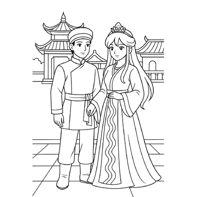 Prince and Princess Coloring Pages for Kids – Most Beautiful 2026