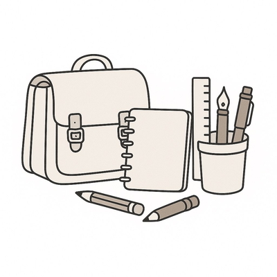 School Supplies Coloring Pages for Kids – Creative 2026