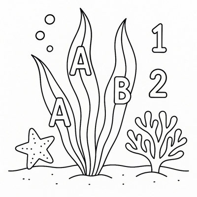 Seaweed Coloring Pages for Kids – Creative Fun 2026
