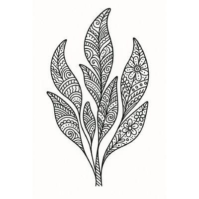 Seaweed Coloring Pages for Kids – Creative Fun 2026