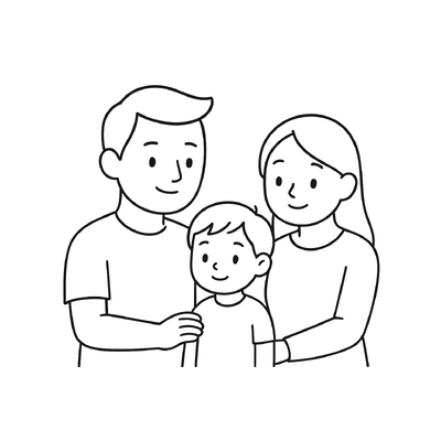 Small Family Coloring Pages for Kids – Meaningful 2026