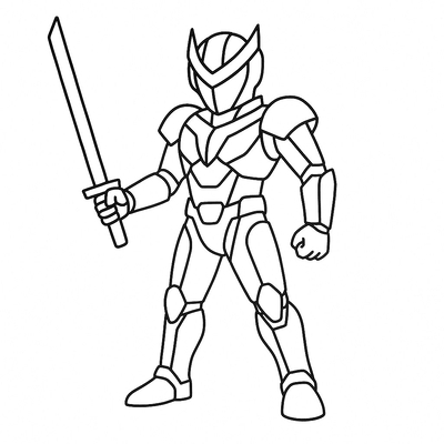 Super Sword Hero Coloring Game for Kids 2026