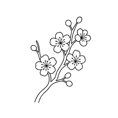 Tet Apricot Blossom Coloring Pages for Kids – Creative Fun 2026