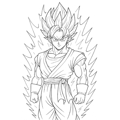 Vegito Coloring Pages for Kids – Super Cool 2026