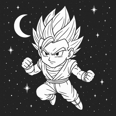 Vegito Coloring Pages for Kids – Super Cool 2026