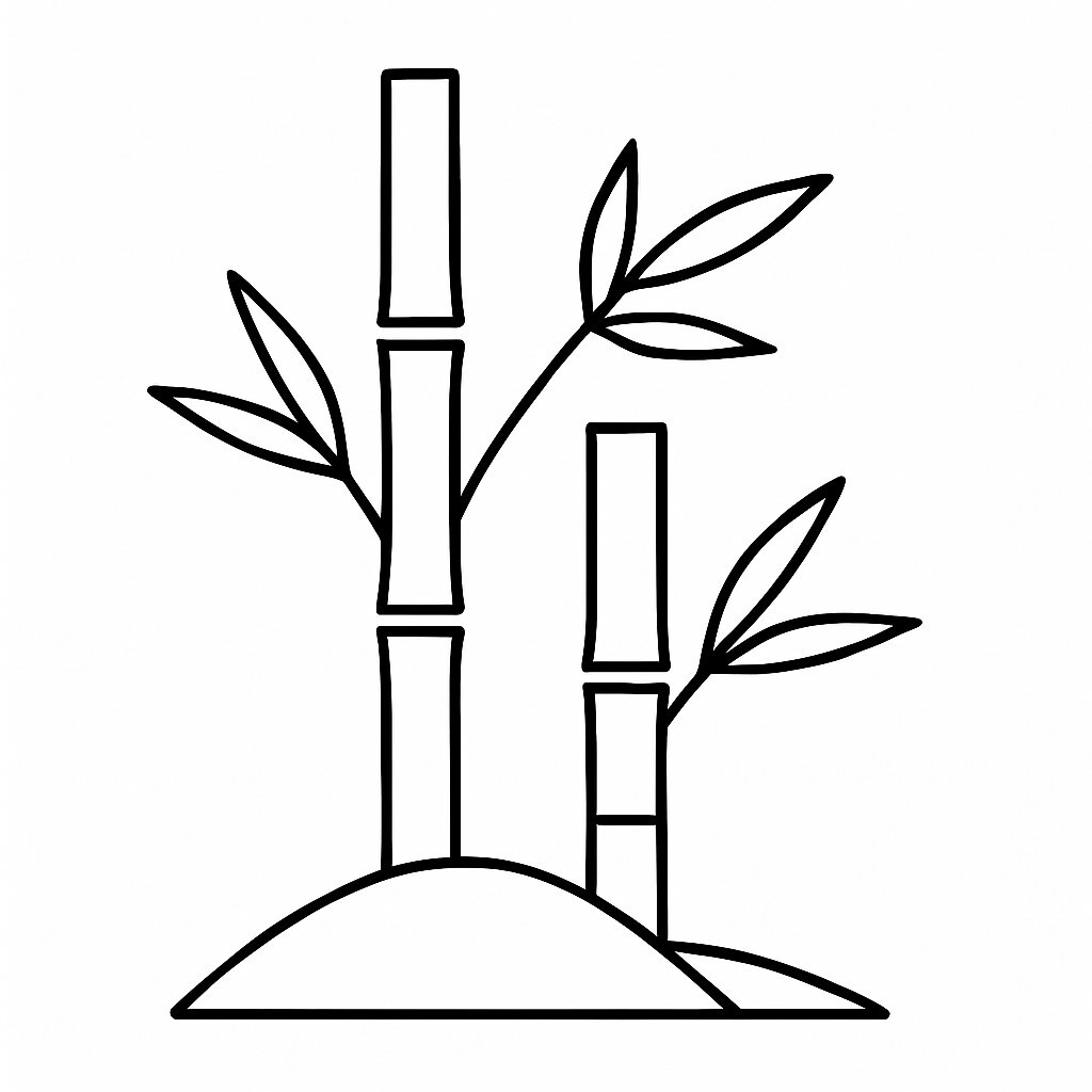 Modern Minimalist Coloring Art