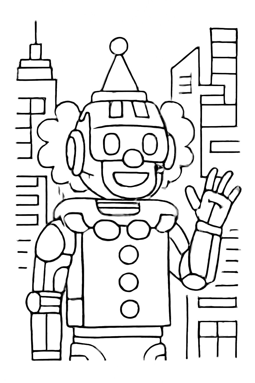 Future Robot Clown