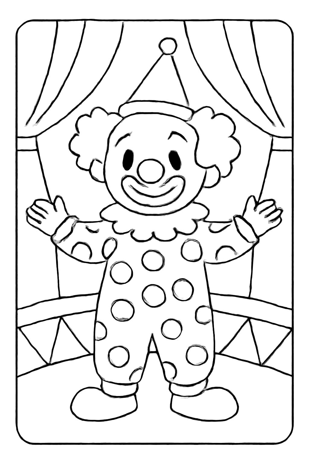 Classic Circus Clown