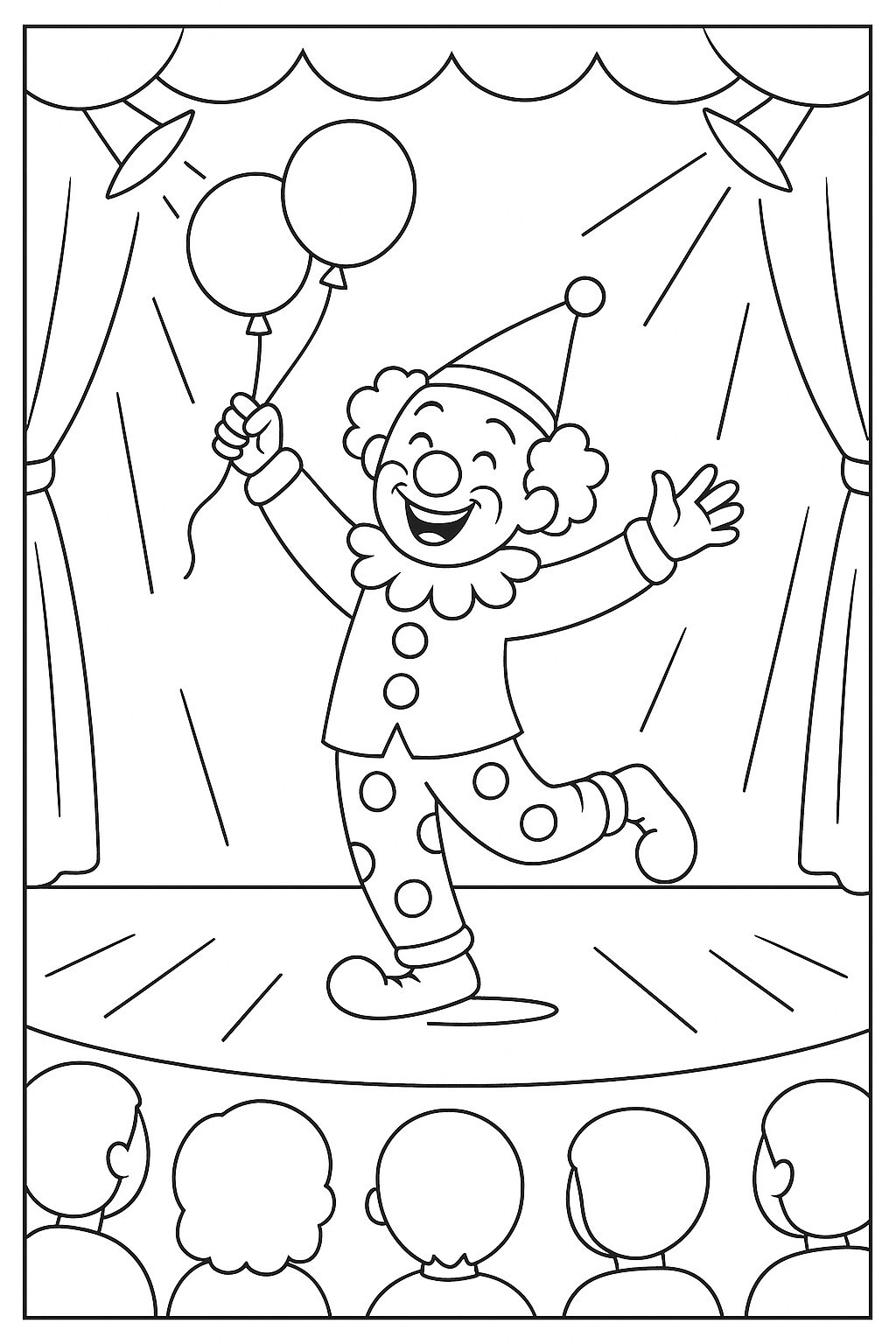 Stage Performer Clown