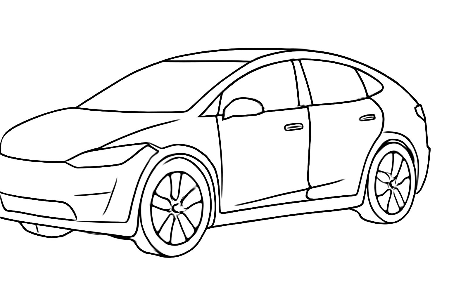Modern Electric Car