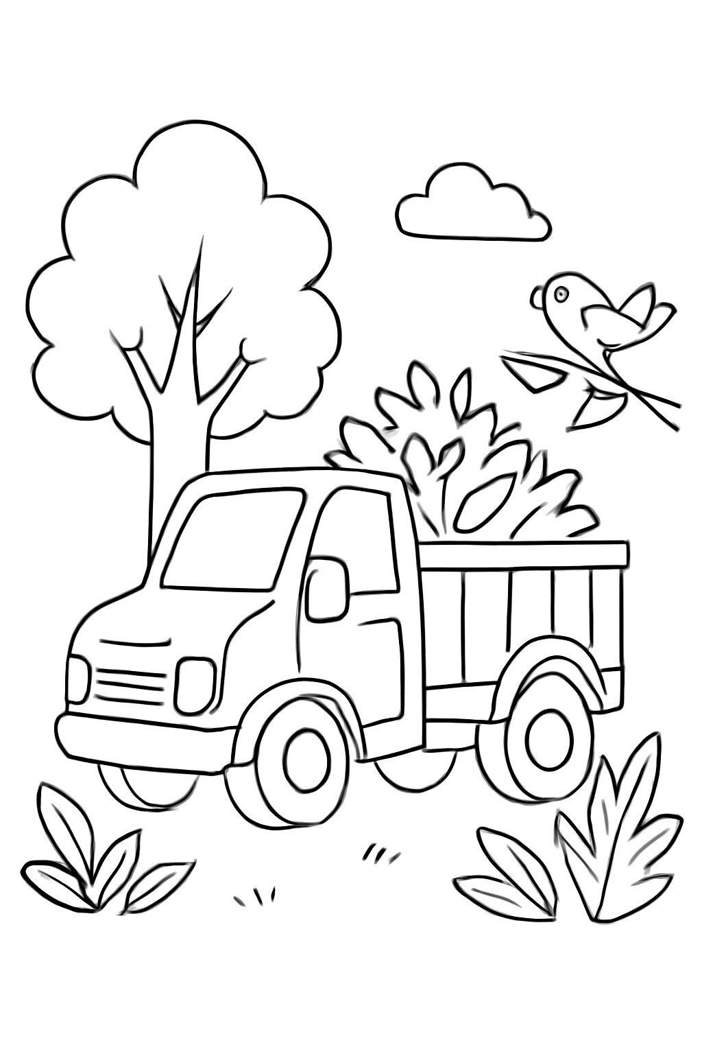 Trash Truck in the Park