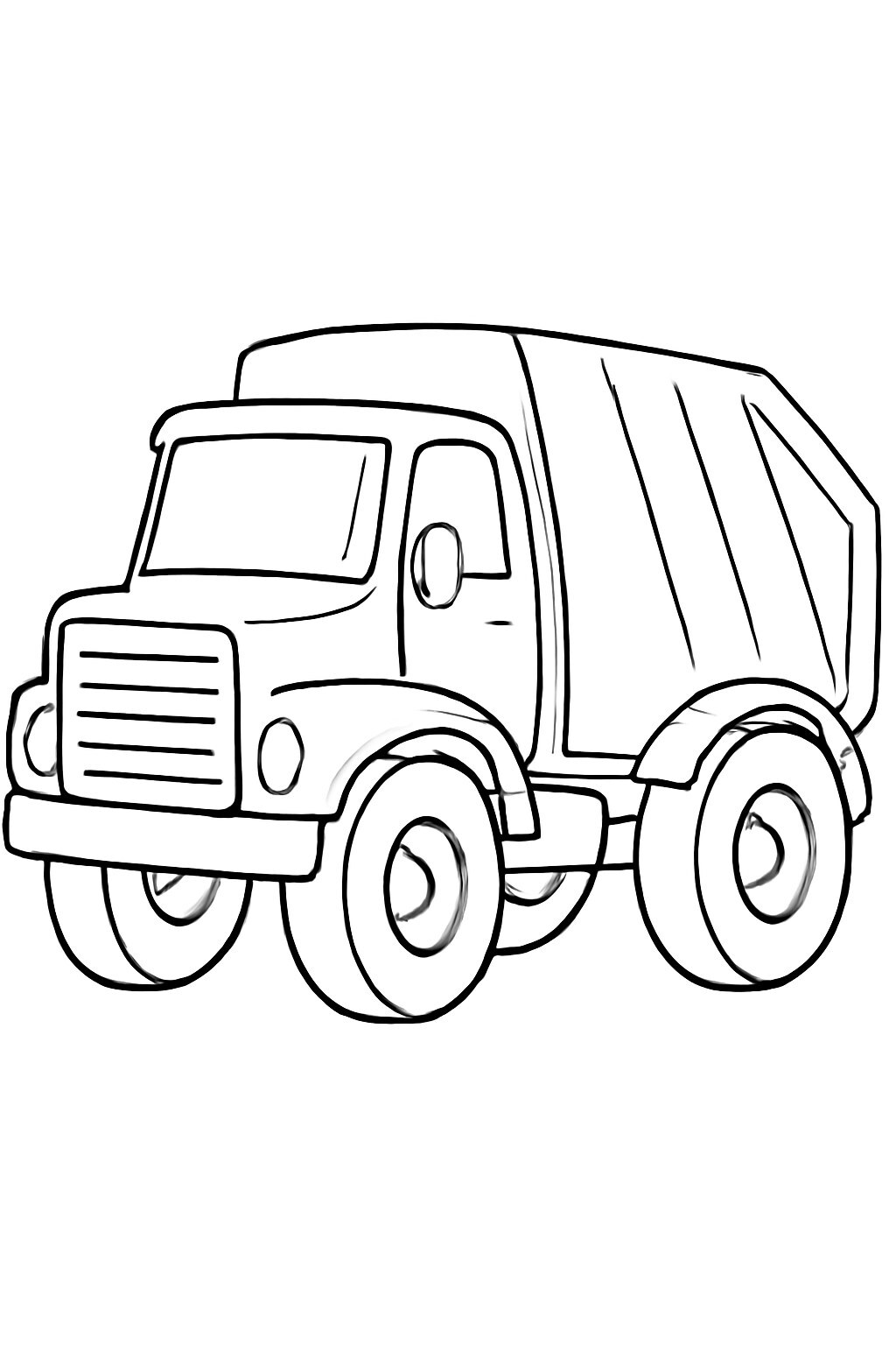 Classic Garbage Truck