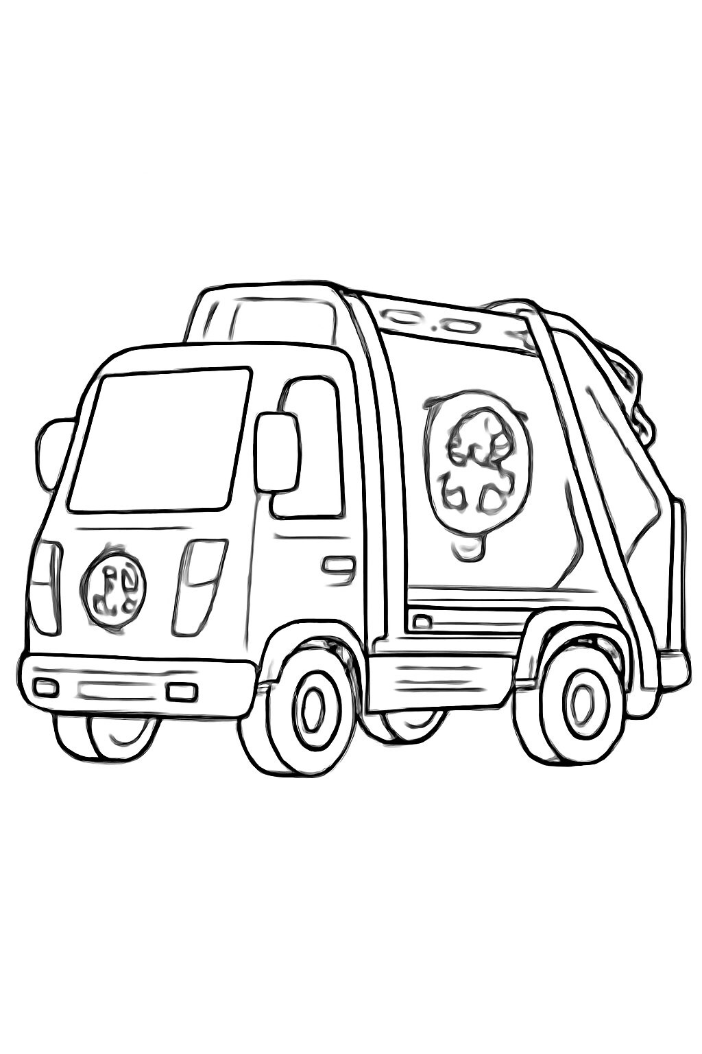 Creative Recycling Garbage Truck