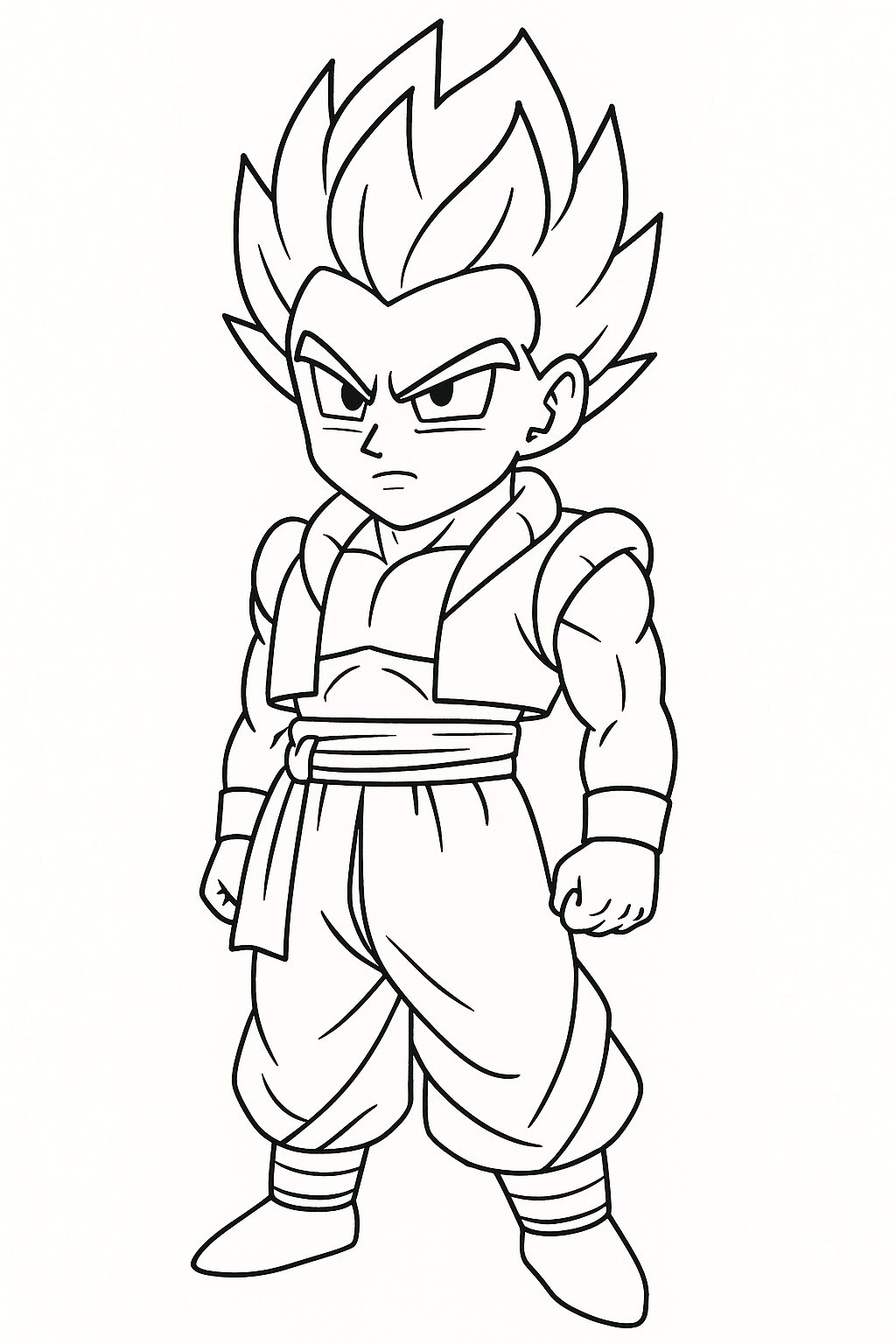 Minimalist Gogeta