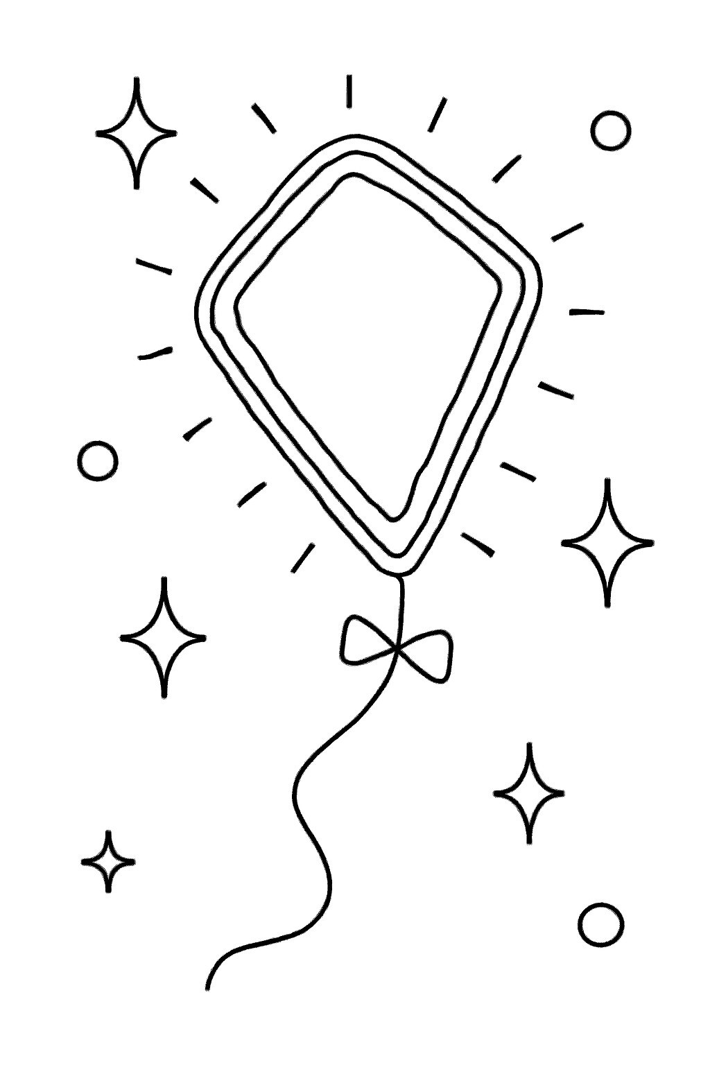 Kite Coloring Pages for Kids – Cutest Designs 2026