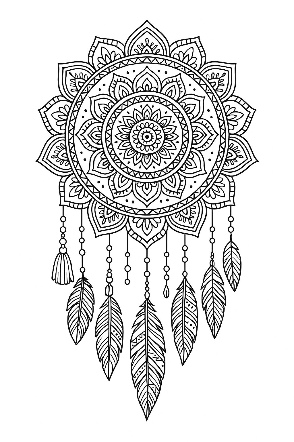 Boho Style Mandala