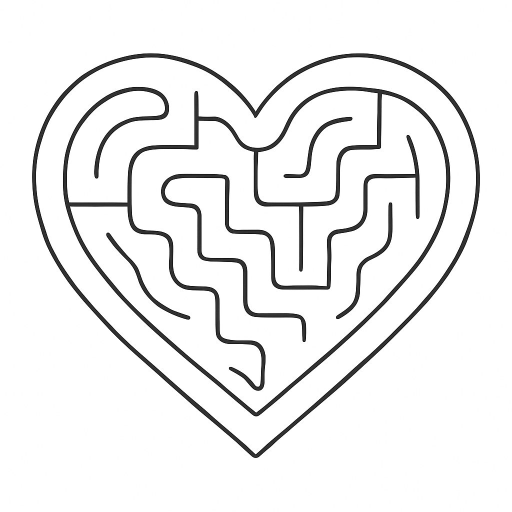 Heart-Shaped Maze