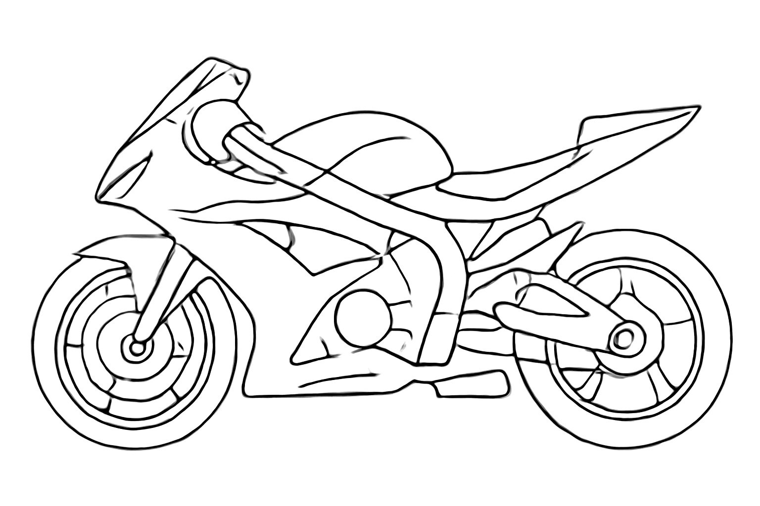 Street Racing Motorcycle