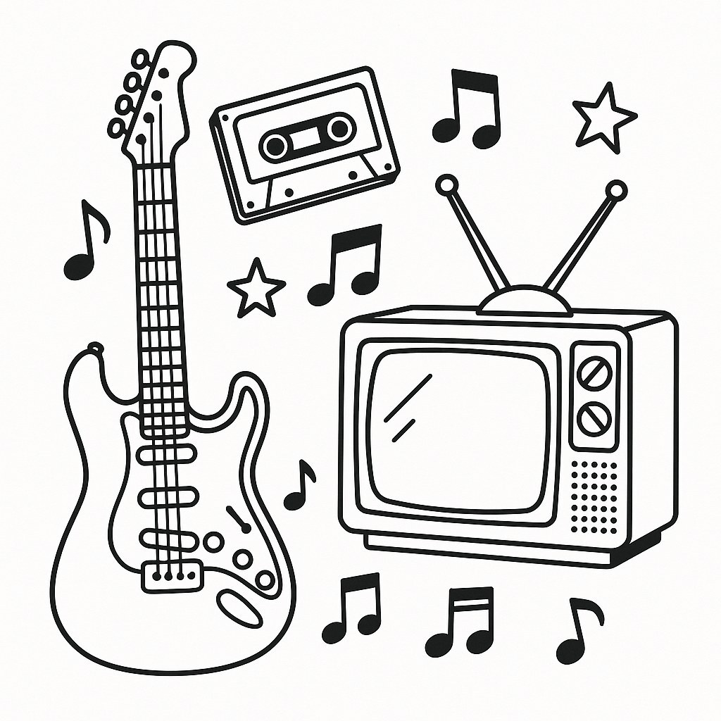 1980s Retro Style