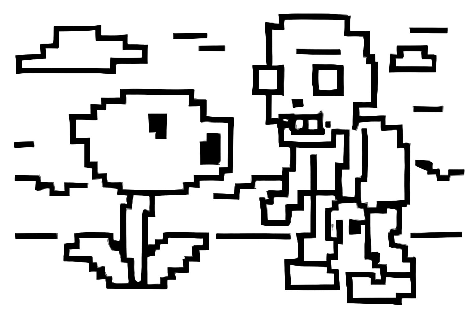 Retro Pixel Style