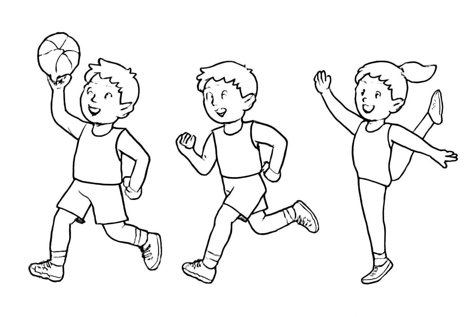 Student Engaging in Sports