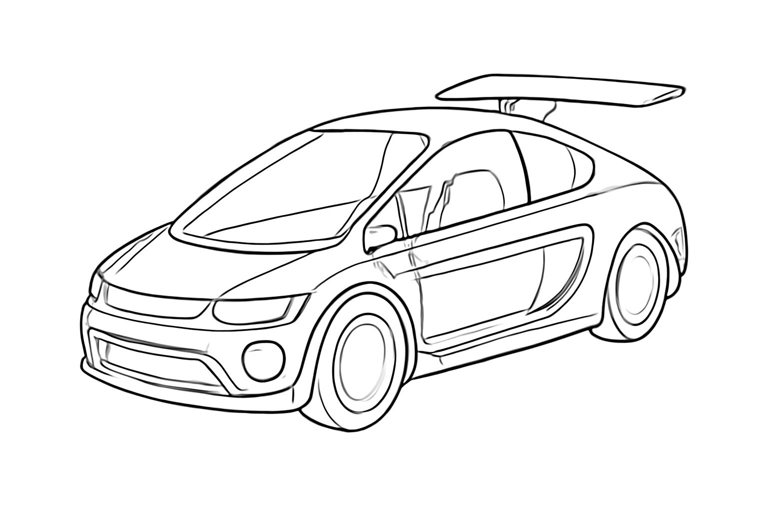 Futuristic Tech Taxi