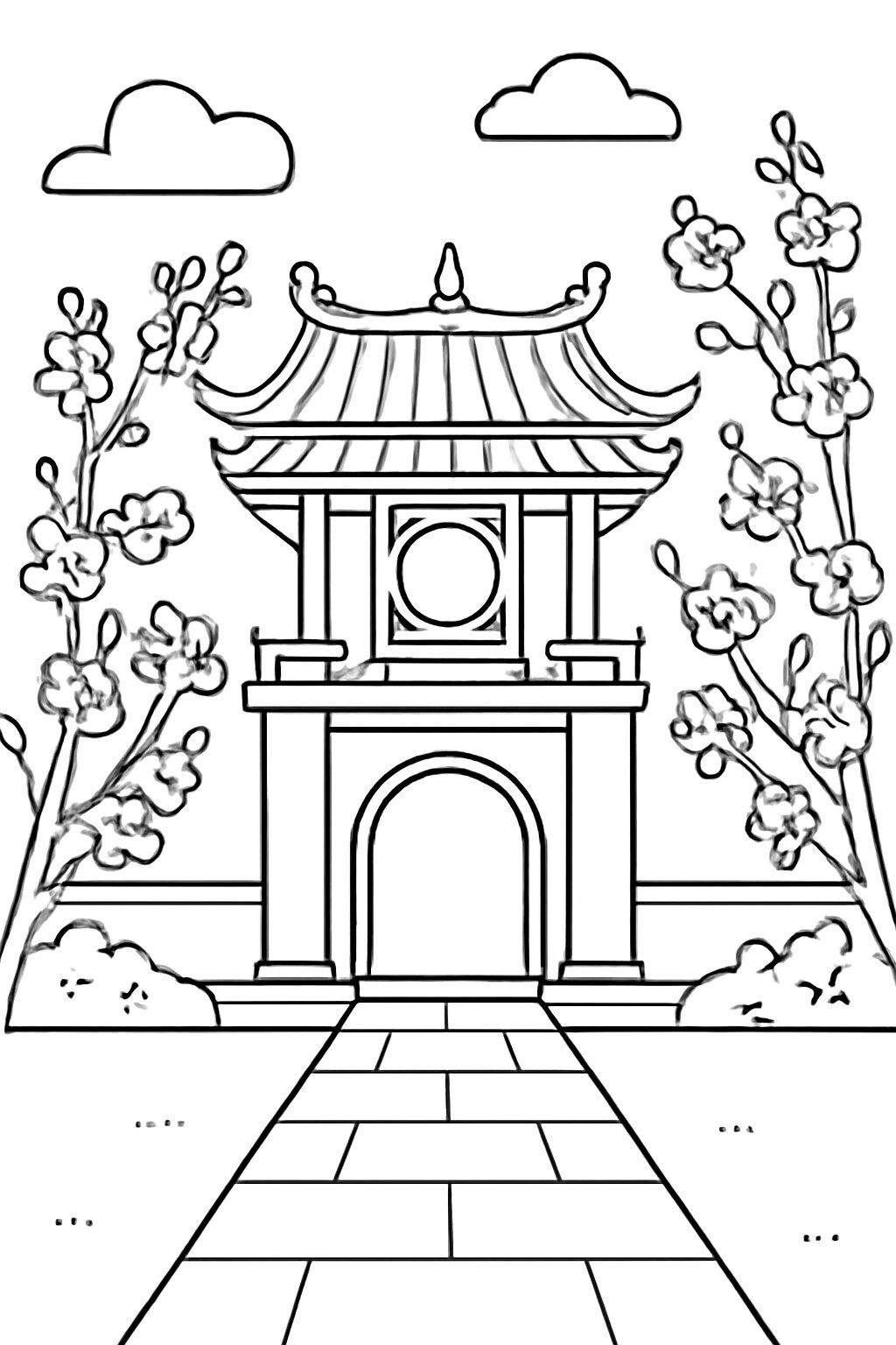 Temple of Literature in Spring