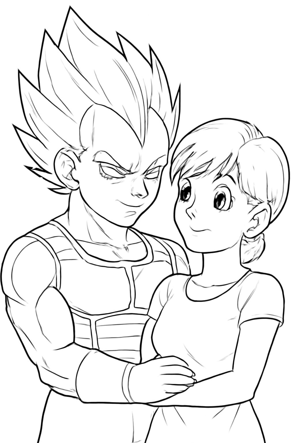 Vegeta and Bulma